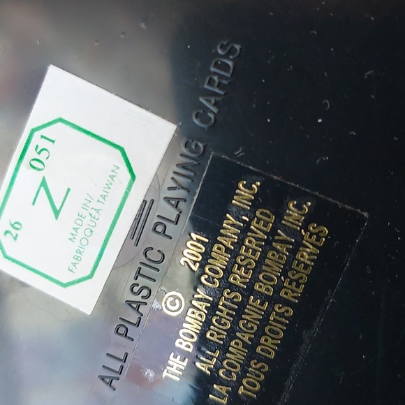 Bombay Plastic 2 Deck Playing Cards Beautiful Artwork Sealed - Picture 5 of 5